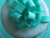 Turquoise Bow Cake